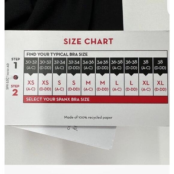 SPANX WRK2WAVE Shaping Sports Bra In XL Cosmic Print Mesh Panel Adjus Straps - Picture 6 of 7